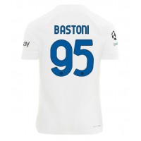 Inter Milan Alessandro Bastoni #95 Vonkajší futbalový dres 2023-24 Krátky Rukáv